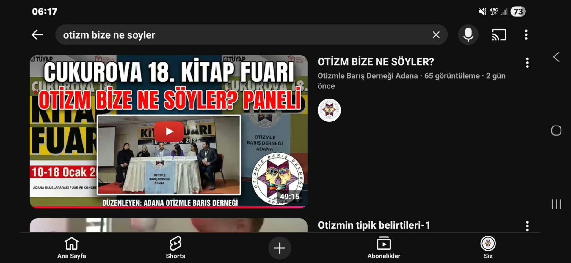 OTİZM BİZE NE SÖYLER?TÜYAP KİTAP FUARI 